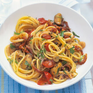 Spaghetti mit Meeresfrüchten Spaghetti mit Meeresfrüchten