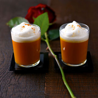 Süßkartoffel-Süppchen mit Ingwer Süßkartoffel-Süppchen mit Ingwer