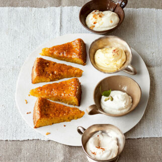 Saftiger Orangen-Mandel-Kuchen Saftiger Orangen-Mandel-Kuchen