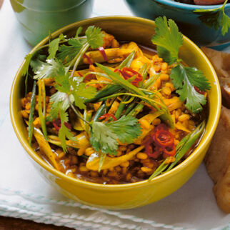 Linsen in Currysauce Linsen in Currysauce