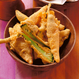 Gemüse in Kichererbsenteig Gemüse in Kichererbsenteig