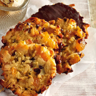 Aprikosen-Vanille-Florentiner Aprikosen-Vanille-Florentiner