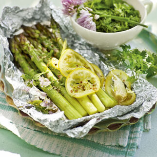 Gegrillter Grünspargel Gegrillter Grünspargel