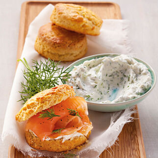 Scones mit Lachs Scones mit Lachs