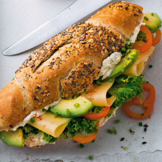 Kornspitz mit Avocado Kornspitz mit Avocado