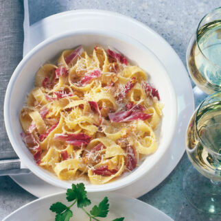 Tagliatelle mit Radicchio Tagliatelle mit Radicchio