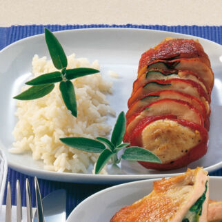 Hähnchenbrust mit Parmaschinken Hähnchenbrust mit Parmaschinken