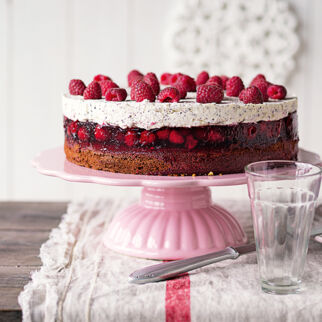 Himbeer-Mohntorte Himbeer-Mohntorte