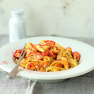 Flusskrebse in Safranbutter Flusskrebse in Safranbutter