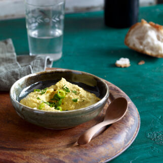 Kichererbsenpüree mit Curry Kichererbsenpüree mit Curry