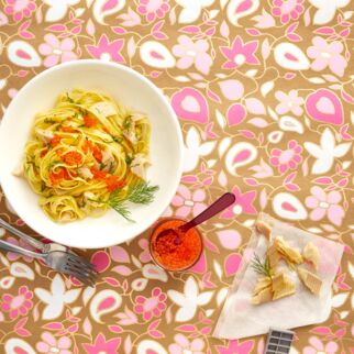 Zitronen-Nudeln mit Räucherforelle Zitronen-Nudeln mit Räucherforelle