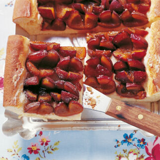 Blechkuchen mit Zwetschgen Blechkuchen mit Zwetschgen
