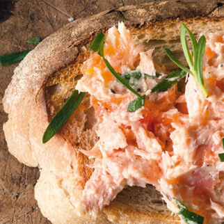 Lachsrillettes Lachsrillettes