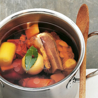 Fleischbrühe – Grundrezept Fleischbrühe – Grundrezept