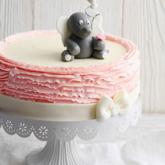 "Willkommen im Leben!"-Motivtorte "Willkommen im Leben!"-Motivtorte