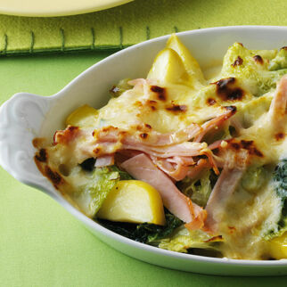 Kasseler-Auflauf mit Wirsing Kasseler-Auflauf mit Wirsing