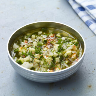 Kräuter-Zucchini-Salsa Kräuter-Zucchini-Salsa