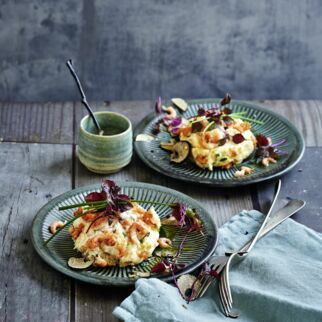 Nordsee-Krabbensoufflé mit schwarzem Trüffel Nordsee-Krabbensoufflé mit schwarzem Trüffel