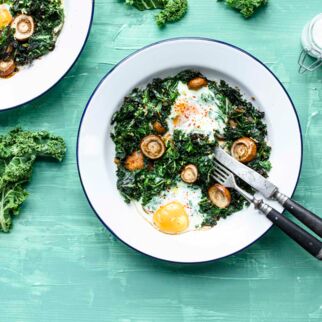 Grünkohl-Shakshuka Grünkohl-Shakshuka