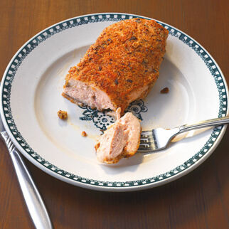 Hähnchenbrust mit Nusskruste Hähnchenbrust mit Nusskruste