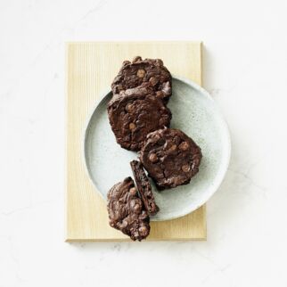 Schokoladen-Taler mit Avocado Schokoladen-Taler mit Avocado