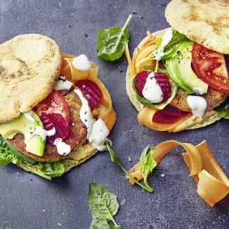 Falafel-Burger Falafel-Burger