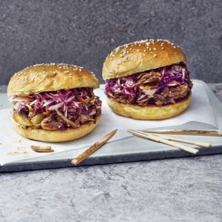 Pulled BBQ-Jackfruit-Burger Pulled BBQ-Jackfruit-Burger