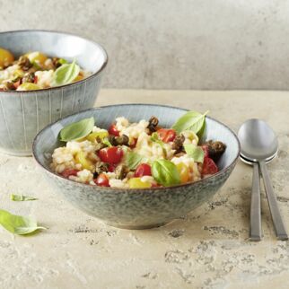 Tomaten-Risotto mit Kapern Tomaten-Risotto mit Kapern