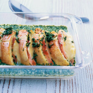 Baguette-Auflauf Baguette-Auflauf