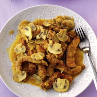 Champignon-Geschnetzeltes Champignon-Geschnetzeltes