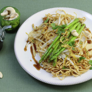 Mie-Nudelsalat mit Spargel Mie-Nudelsalat mit Spargel