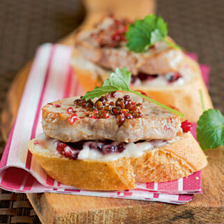 Filet-Cranberry-Canapés Filet-Cranberry-Canapés