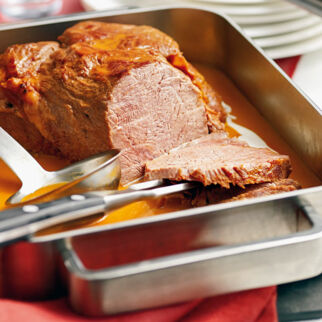 Kalbsbraten mit Koriandersauce Kalbsbraten mit Koriandersauce