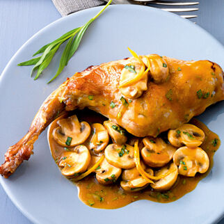 Kaninchen in Estragonsahne Kaninchen in Estragonsahne