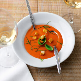 Erdbeer-Tomaten-Gazpacho Erdbeer-Tomaten-Gazpacho