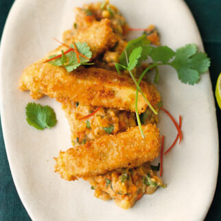 Möhren-Kochbananen-Stampf Möhren-Kochbananen-Stampf