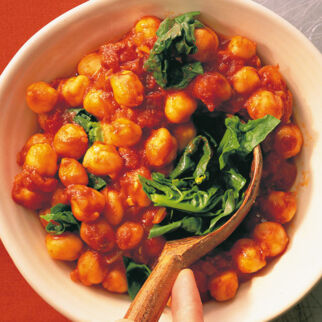 Kichererbsen mit Blattspinat Kichererbsen mit Blattspinat