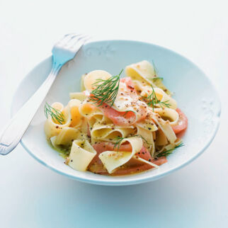 Räucherlachs-Pasta Räucherlachs-Pasta