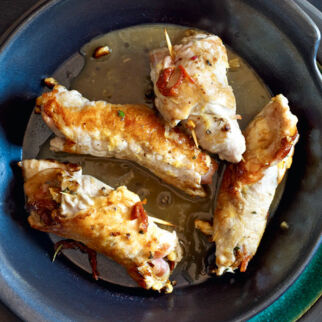 Involtini mit Kräuter-Nuss-Füllung Involtini mit Kräuter-Nuss-Füllung