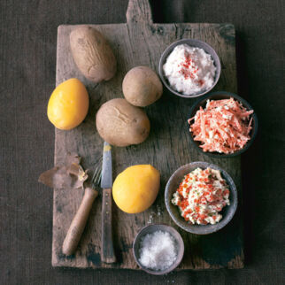Pellkartoffeln mit drei Dips Pellkartoffeln mit drei Dips