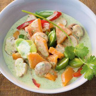 Lauchcurry mit Pilzen Lauchcurry mit Pilzen