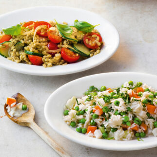 Weizen-Zucchini-Pfanne Weizen-Zucchini-Pfanne