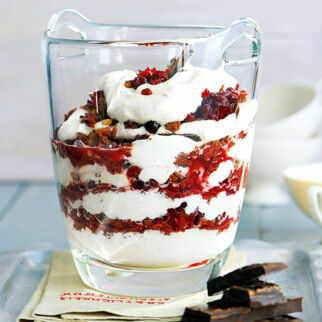 Preiselbeerschichtspeise Preiselbeerschichtspeise