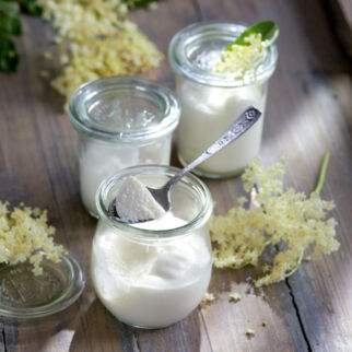 Holunderblütenmousse Holunderblütenmousse