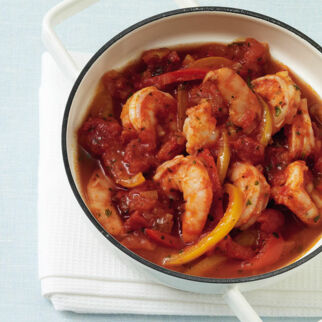 Garnelen-Paprika-Pfanne Garnelen-Paprika-Pfanne