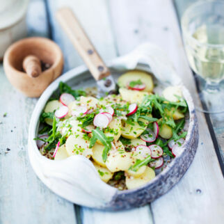 Kartoffelsalat mit Radieschen Kartoffelsalat mit Radieschen