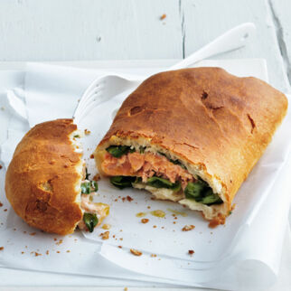 Basilikum-Lachs im Teigmantel Basilikum-Lachs im Teigmantel