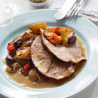 Lammkeule mit Knoblauch Lammkeule mit Knoblauch