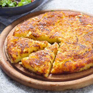 Rösti aus Pellkartoffeln Rösti aus Pellkartoffeln