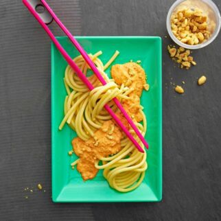 Nudeln mit scharfer Paprikacreme Nudeln mit scharfer Paprikacreme